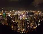 ビクトリアピークで香港の夜景！夕方のトラムは空いてたが帰りの混雑が酷かった。