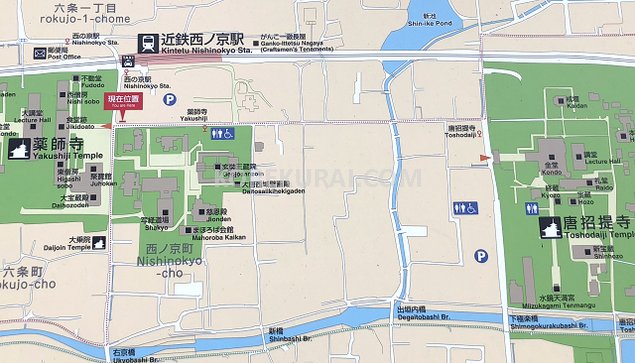 唐招提寺 地図